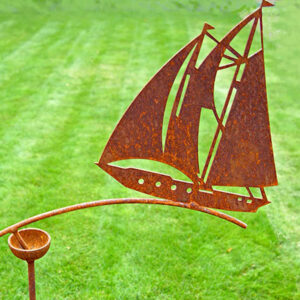 Poppy Forge Sailboat Single Ball Wind Rocker