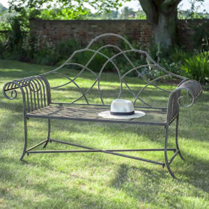 Ascalon Steel Lutyens Style Bench 2 Seater