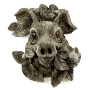 Pig Plaque Fantasy Wall Art for the Garden & Home