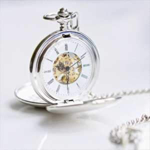 Pocket Watch Engraved - Dual Opening With Handwritten Message
