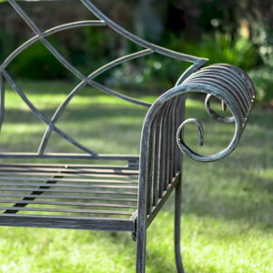 Steel Lutyens Style Bench - Sissinghurst Style Two Seater