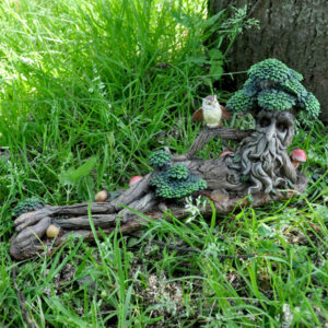 Tree Ent Statue Comical Tall Tree Herder Lying Down Garden Sculpture