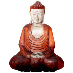 Hand Made Buddha Sculpture - 40cm Hands Down