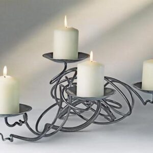Candle Centrepiece - Hand Forged Quad Table Tangle Holder