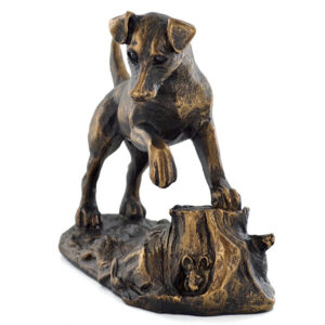 Jack Russell Sculpture - Bronze Finish
