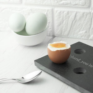 Engraved Slate Egg Stand