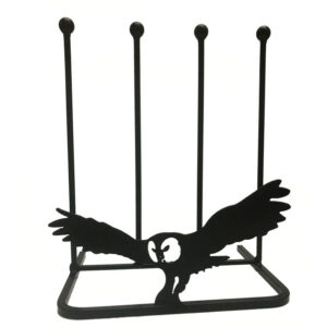 Owl Boot Stand Poppy Forge 2 Pair Welly Boot Rack