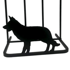 Poppy Forge Two Pair Boot Rack for Dog Lovers - Alsatian