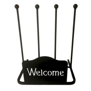 Welcome Boot Stand - Poppy Forge 2 Pair Welly Boot Rack