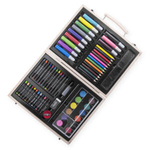 Wooden Personalised Colouring In Set
