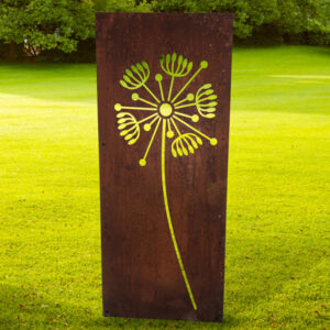 Decorative Garden Panels | Poppy Forge Dandelion Garden Art