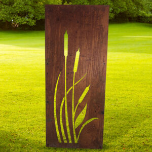 Garden Screening | Poppy Forge Bulrush Steel Panels