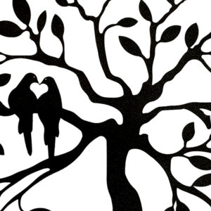 Black Tree of Life Wall Art