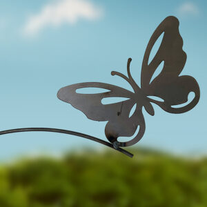 Butterfly Wind Rocker - Poppy Forge Eye-Catching Garden Stake