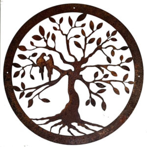 Tree Of Life Garden Plaque | Poppy Forge Rustic Garden Art