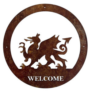 Large Welsh Dragon Wall Art - 49.5cm