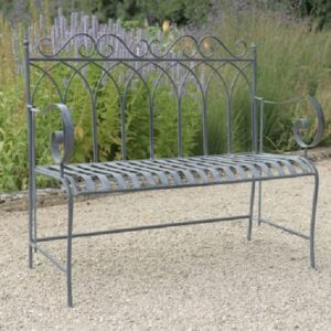 Kings Gothic Bench | Lead Grey
