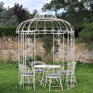 Ornate Cream Gazebo | French Style Romantic Cream Gazebo