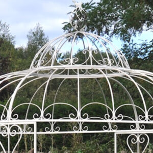 Birds Woodland Ornate Cream Gazebo Dome