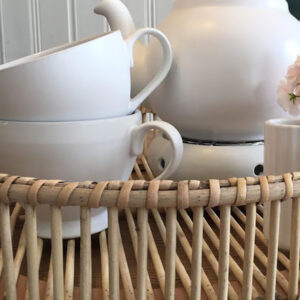 White PLINT Stoneware Teacups