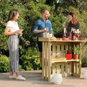Zest Folding Drinks Bar for Easy Entertaining