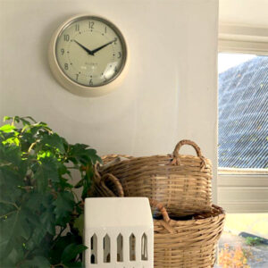 PLINT Retro Wall Clock | Cream