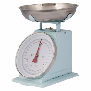 Ice Blue Retro Weighing Scales by PLINT