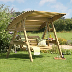 Miami 2 Seater Wooden Swing Seat