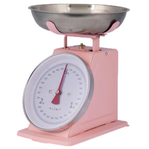 Pink Retro Weighing Scales by PLINT