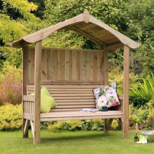 Traditional Garden Arbour Charming Sheltered Wooden Tenby