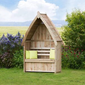 Cheltenham Arbour | Charming Wooden Arbour with Storage Box