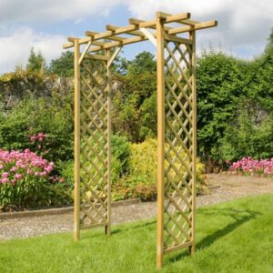 Zest Wooden Sunset Garden Arch