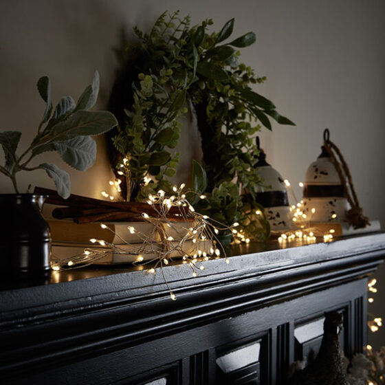 Warm White Cluster String Lights | Quality 8 Light Settings