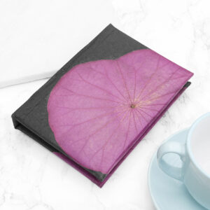 Jungley Lotus Leaf Small Notebook - Pink