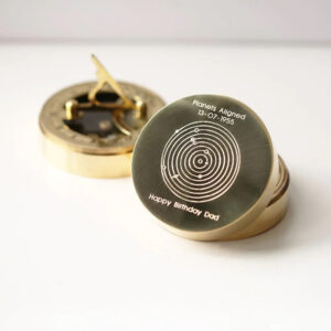Special Date Sundial Compass | Planets Aligned Engraved Gift