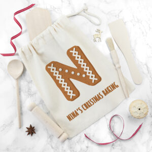Personalised Kids Gingerbread Baking Set - Festive Gift