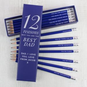 Personalised Reasons I Love You | 12 Pencil Set for You