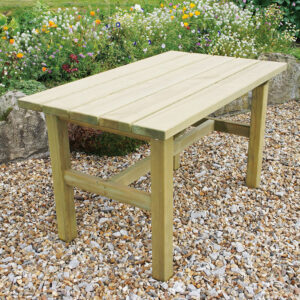 Wooden Garden Table | Traditional Sturdy Zest Emily Table