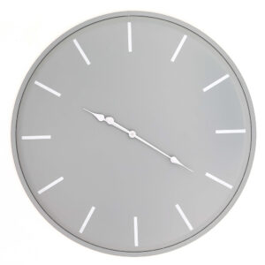 Large Grey Contemporary Clock - Karlsson 80cm