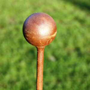 Ball Top Plant Pins | 3 x 4ft or 5ft Decorative Steel Stakes