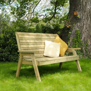 Three Seater Freya Wooden Garden Bench