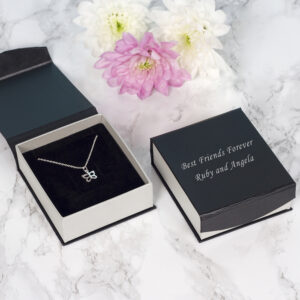 Silver Butterfly Necklace | Gift Box Personalised for Her