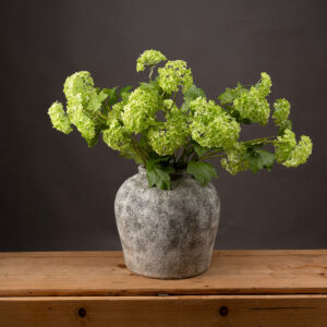 Faux Green Viburnum Stems - Botanically Accurate Set of 3