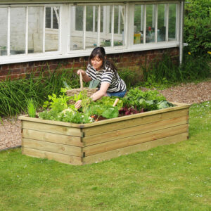 Large Sleeper Raised Bed - Sustainable 1.8m Planter