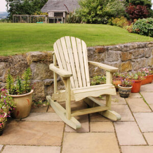 Lily Relax Garden Wooden Rocking Chair