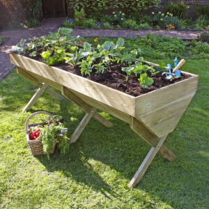 Long Raised 2M Vegetable Bed by Zest
