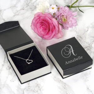 Silver Necklace Personalised Gift | Just for Her