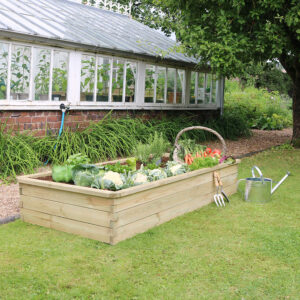 Zest Wooden Low Sleeper Planter