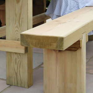 Contemporary Sturdy Garden Bench - Rebecca