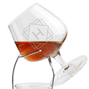 Monogrammed Brandy Warmer Set